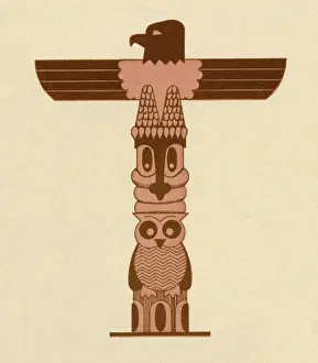 Illustration An Prints: Totem Pole