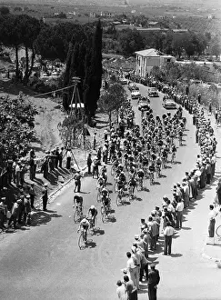 Tour of Italy Cyclists in Frascati