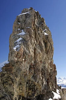 Snowcapped Gallery: Tour St. Martin Rock, Les Diablerets, Switzerland, Europe