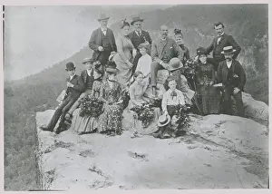Tourists Posing