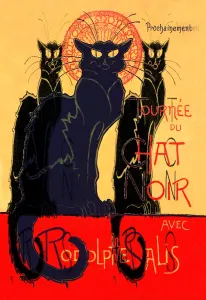 Gaul Prints: Tournee du Chat Noir avec Rodolptte Salis