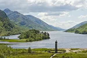 Images Dated 4th June 2012: Tower, Glenfinnan Monument on the shore of Loch Shiel, Glenfinnan, Highlands, Scotland
