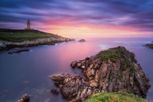 Images Dated 12th September 2014: Tower of Hercules, CoruAna, Galicia, Spain