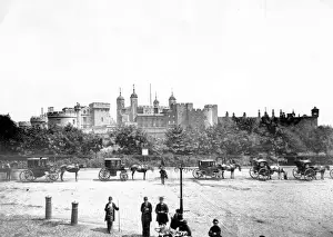 Landscape Vehicle Coach Prints: Tower Of London