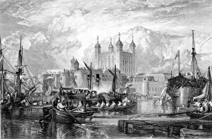 The Tower of London, engraved by Miller published 1831 (illustration)