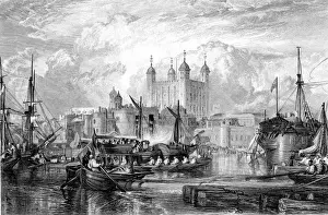 Image Created 1830 1839 Prints: The Tower of London, engraved by Miller published 1831 (illustration)