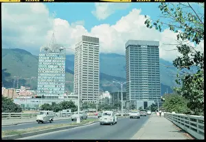 Three Towers Dominating the Plaza Venezuela