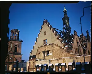 Frankfurt Prints: Towers of St. Paul's and the Rathaus