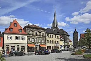 City Walls Prints: Town centre with Catholic parish church of the Assumption of the Virgin Mary and Upper Gate