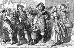 The Town Crier In Boston, Last Century