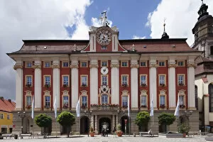 Images Dated 8th July 2011: Town Hall, Bad Windheim, Middle Franconia, Franconia, Bavaria, Germany, Europe, PublicGround