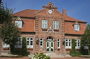 Town Hall, Luetjenburg, Schleswig-Holstein, Germany, Europe