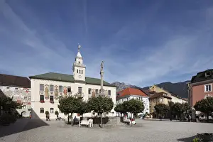 Scape Prints: Town Hall Square with Town Hall and Wittelsbach Fountain