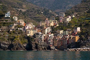 Images Dated 1st April 2011: Town Rionmaggiore, Cinque Terre, italy