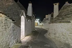 Puglia Prints: Town with Trullo or Trulli buildings
