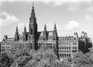 Cities Prints: Townhall of Vienna