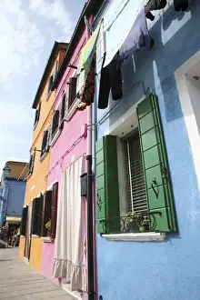 Burano Prints: Townscape at Burano island