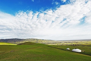 Images Dated 16th June 2013: Townscape of Kharkhorin, southern steppe, Ovorkhangai Province, Mongolia