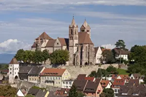 Religious Building Prints: Townscape with Munsterberg and St
