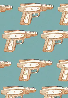 Illustratio Prints: Toy Gun Pattern