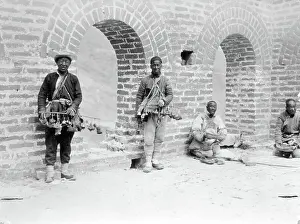 Merchant Prints: Toy Vendors At The Great Wall Of China