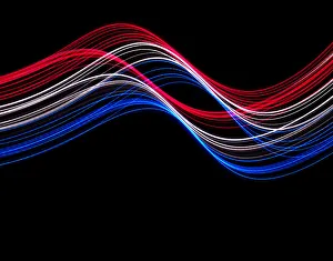 Images Dated 27th August 2013: Traces of colored light