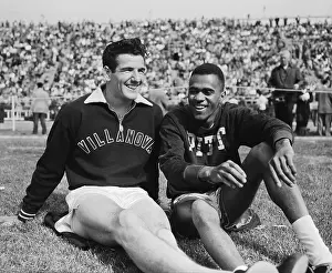 Track Athletes Don Bragg and Arnold Sowell