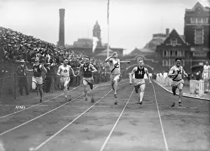 Endurance Prints: Track Runners in Action