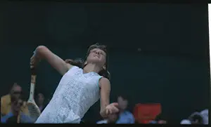 Tracy Austin in Wimbledon Tennis Action