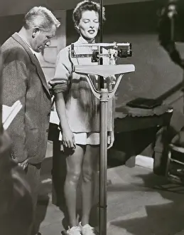 Tracy and Hepburn in Pat and Mike