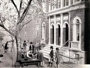 Commerce Prints: Traders Meeting on Wall Street