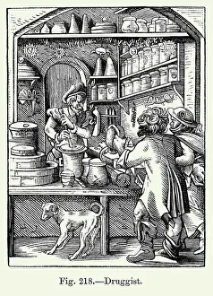 Medicines Prints: Trades; Druggist
