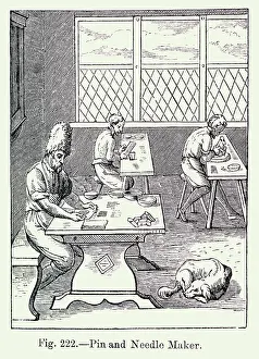 Needles Prints: Trades; Pin and Needle Maker