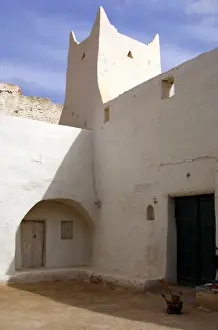 Tradional building in the Old town of Ghadames, UNESCO world heritage, Libya