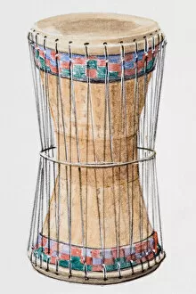 Vertical Image Gallery: Traditional African drum