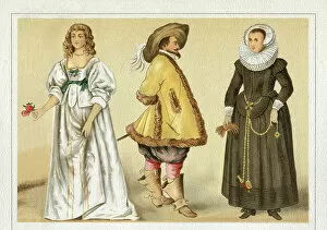 Fashion Trends Through Time Gallery: Traditional clothing England and Germany 17th century