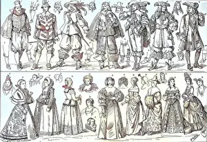 Characteristic Prints: The traditional costume in the 17th century