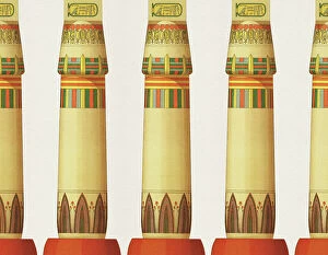 North Africa Collection: Traditional Egyptian Columns