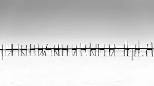 Traditional fishermans bridge