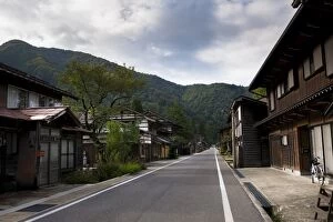 Traditional Japanese houses in Shirakawago Village