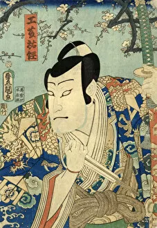 Images Dated 6th April 2012: Traditional Japanese Woodblock print of Actor