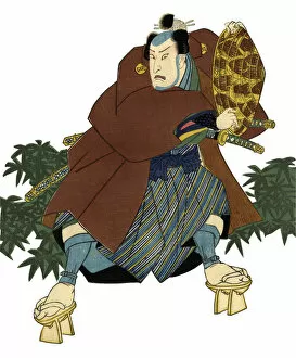 Images Dated 4th December 2010: Traditional Japanese Woodblock print of Actor
