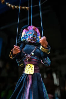 Images Dated 28th December 2014: Traditional puppets in Bhaktapur