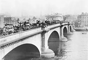 Traffic Crossing London Bridge