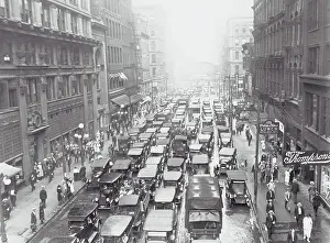 Nonconformity Prints: Traffic Jam in City Street