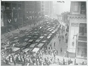 Traffic Jam in City Street
