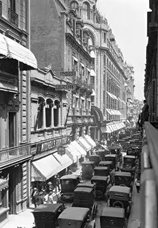 Traffic Jam on Congalio Street in Buenos Aires