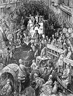 Chaos Prints: Traffic Jam in London by Gustav Dore