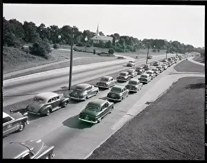 Slow Prints: Traffic on a Long Island Parkway
