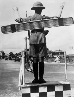 Hand Sign Prints: Traffic Policeman